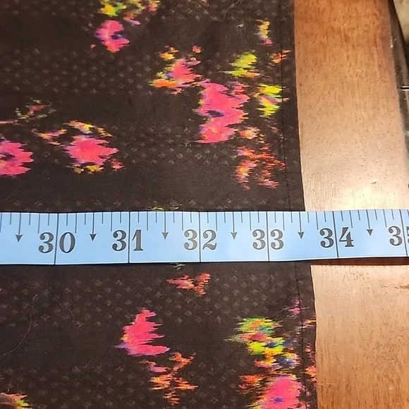 Pam & Gela Neon Ditsy Dress sz Small - Picture 13 of 15